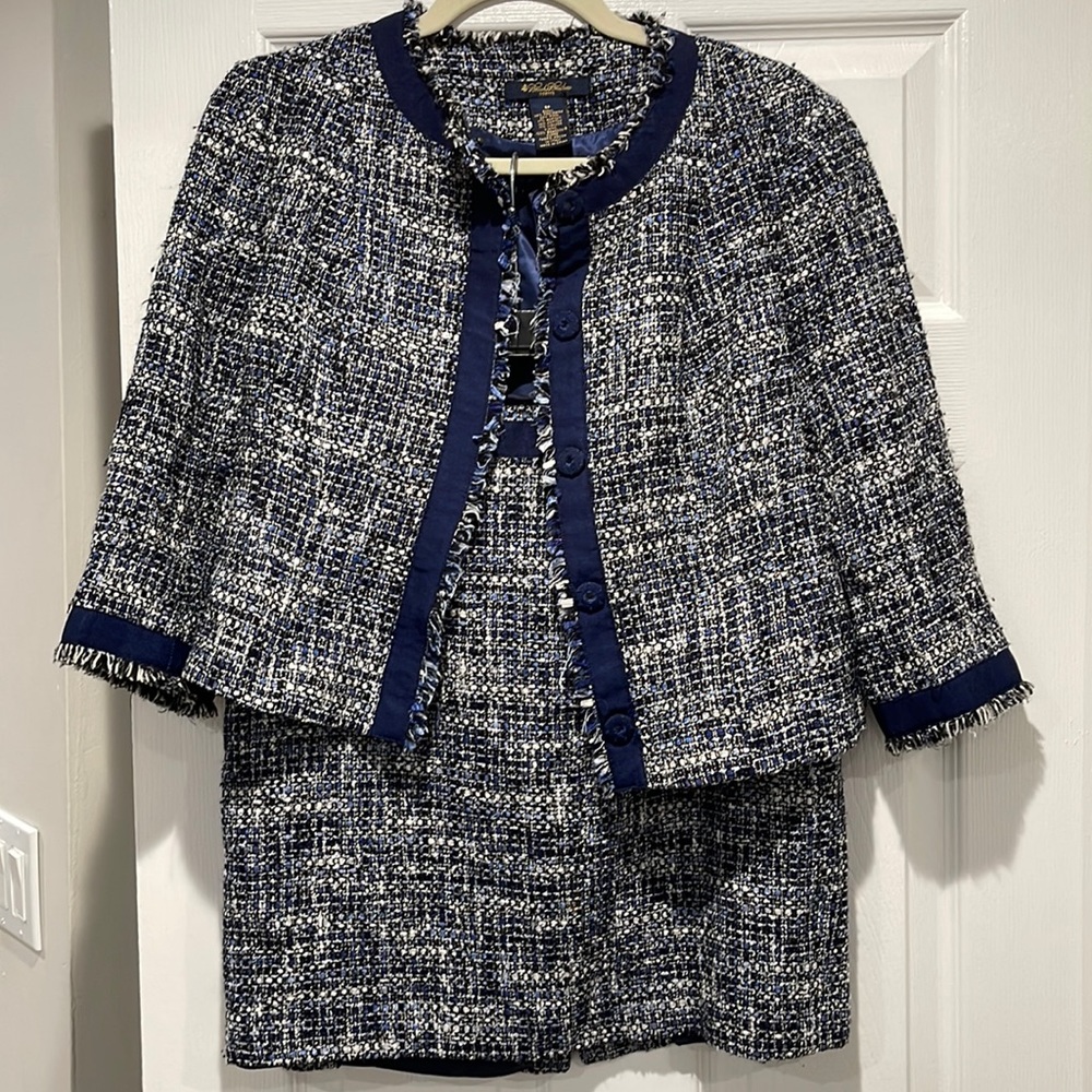Brooks Brothers Navy Tweed Set